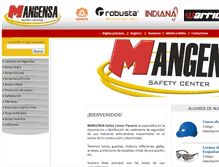 Tablet Screenshot of mangensa.com